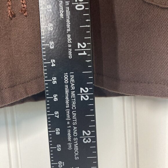 Passports Womens Large Floral Embroidered Beaded Brown Cotton Lined Jacket - Picture 11 of 11